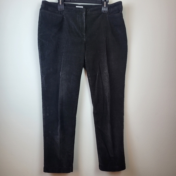 J. JILL Brown Corduroy Pants Size 14 - Picture 1 of 6
